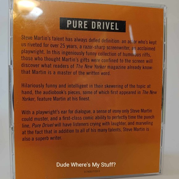 STEVE MARTIN - PURE DRIVEL - 1998 CD AUDIO CDS READ FROM HIS BOOK "Pure Drivel" - Picture 4 of 4